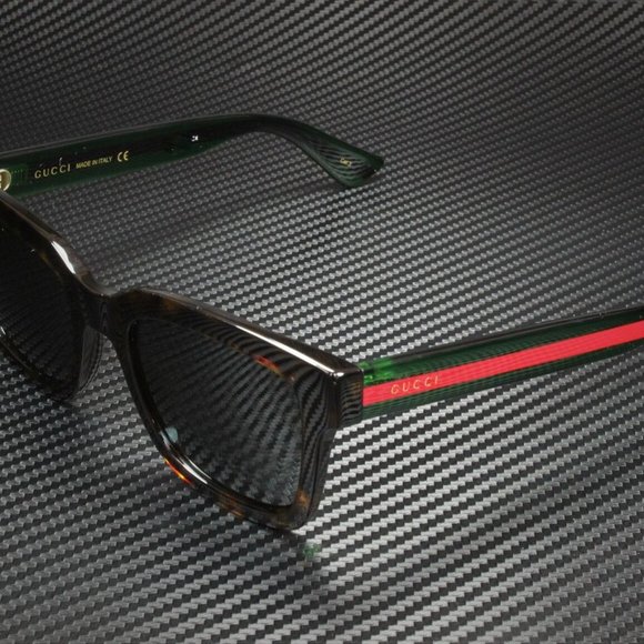 Gucci Green Grey 52mm Sunglasses